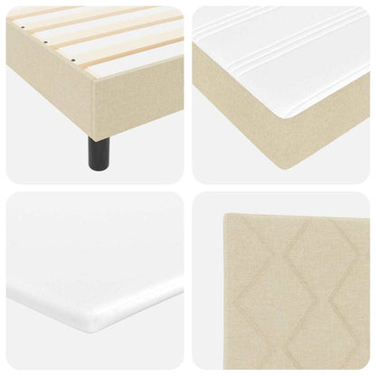 Box Spring Seng Med Pude Med Hovedgærde Stof - Billede 10