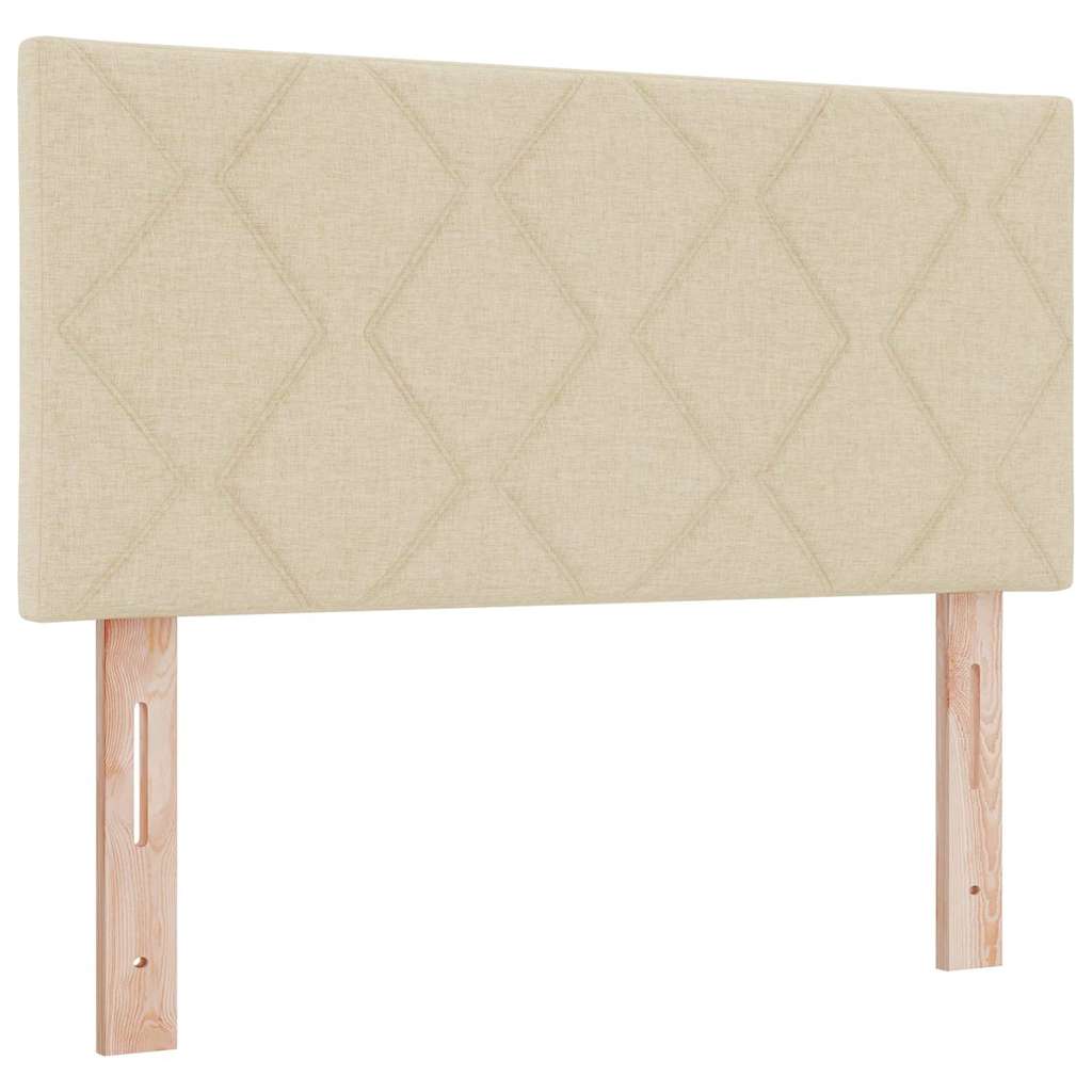 Box Spring Seng Med Pude Med Hovedgærde Stof - Billede 5