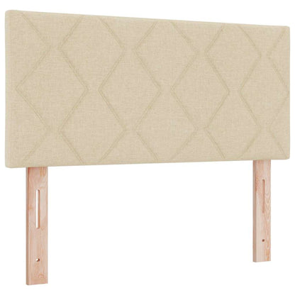 Box Spring Seng Med Pude Med Hovedgærde Stof - Billede 5