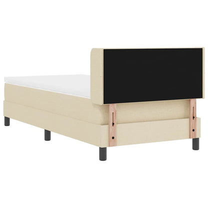 Box Spring Seng Med Pude Med Hovedgærde Stof - Billede 9