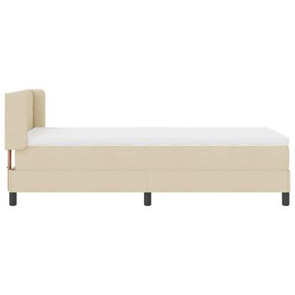 Box Spring Seng Med Pude Med Hovedgærde Stof - Billede 8