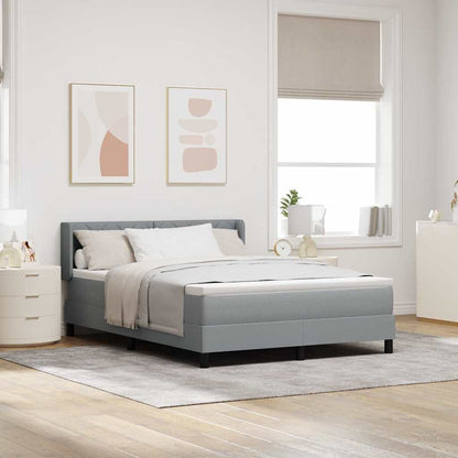 Box Spring Seng Med Hovedgærde Stof - Variant 3341174