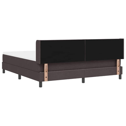 Boxmadras Med Topmadras Med Madras Mørk Brun 180 X 200 Cm - Billede 9