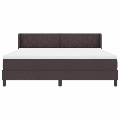 Boxmadras Med Topmadras Med Madras Mørk Brun 180 X 200 Cm - Billede 7