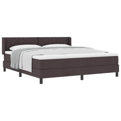 Boxmadras Med Topmadras Med Madras Mørk Brun 180 X 200 Cm - Billede 3