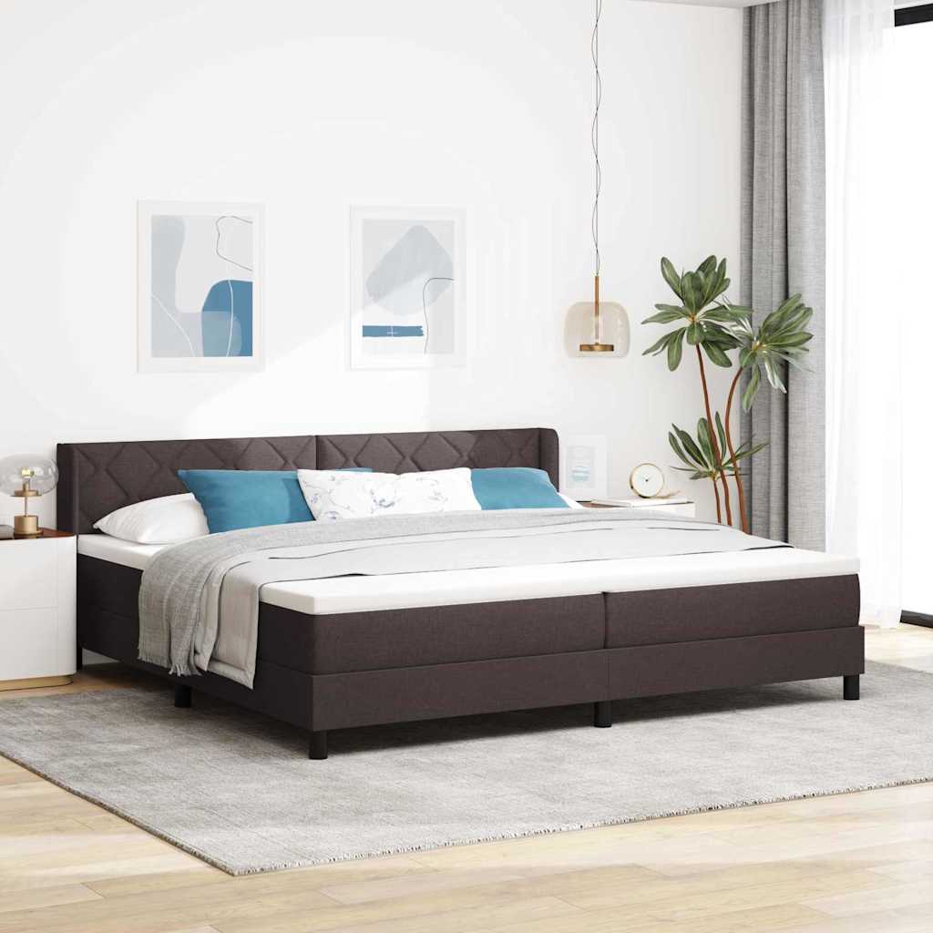 Box Spring Seng Med Hovedgærde Stof - Variant 3341191