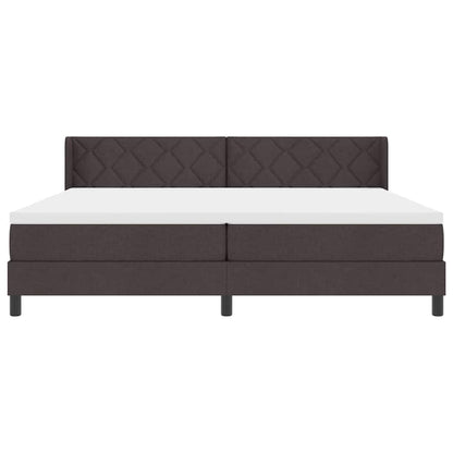 Boxmadras Med Topmadras Med Madras Mørk Brun 200 X 200 Cm - Billede 8