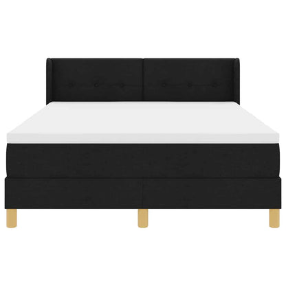 Box Spring Seng Med Madras Sort 140 X 200 Cm Polstring - Billede 8