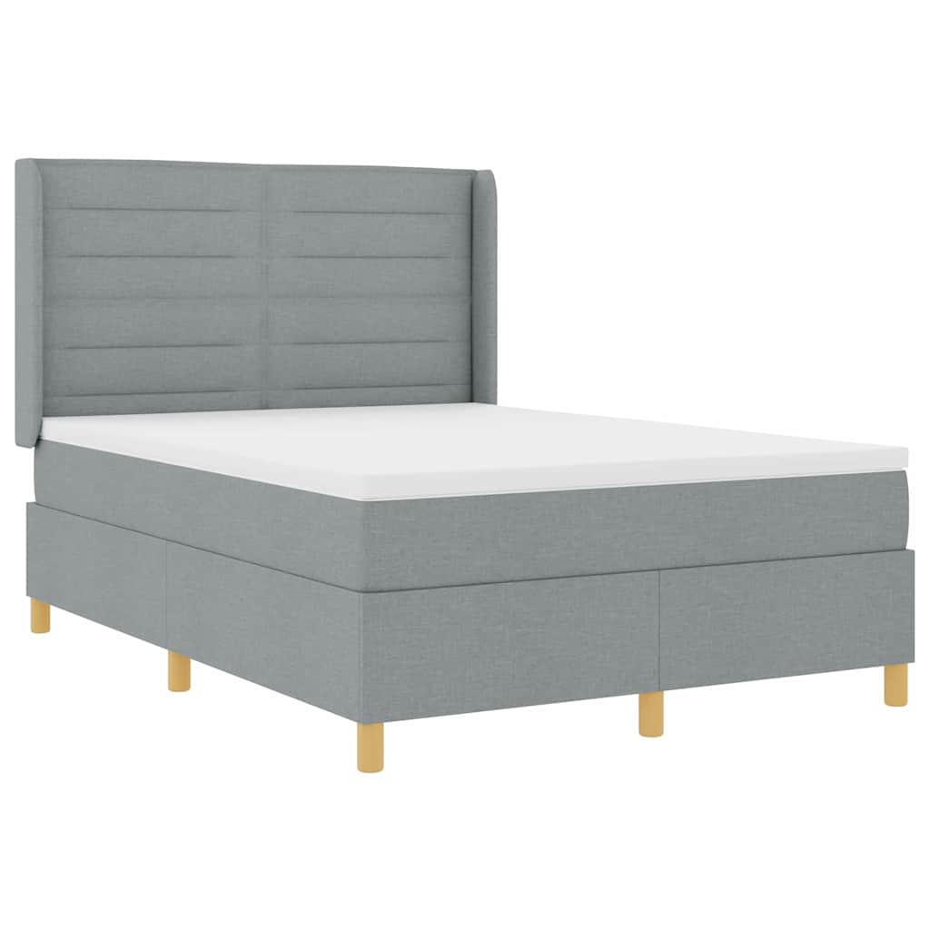 Box Spring Seng Med Madras Stof - Billede 3