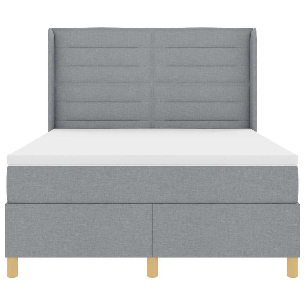 Box Spring Seng Med Madras Stof - Billede 6