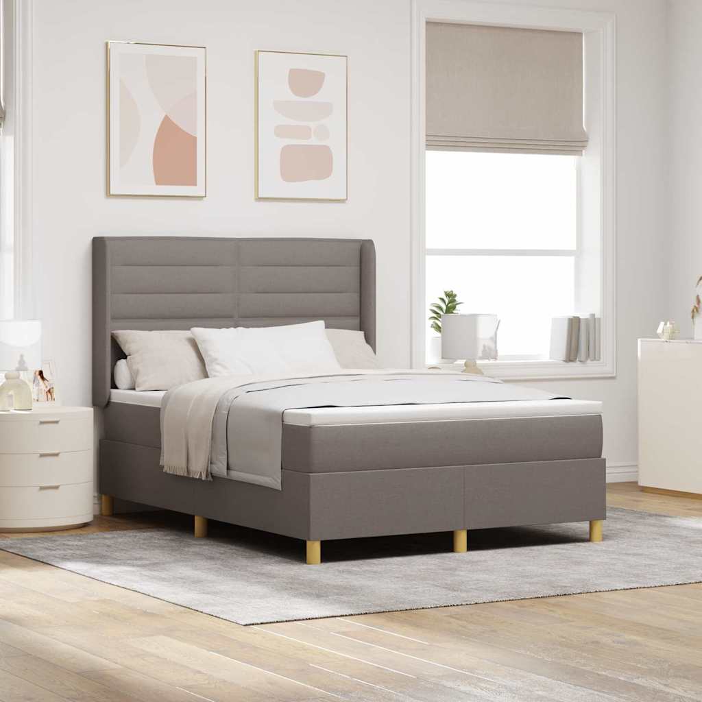 Box Spring Seng Med Madras Stof