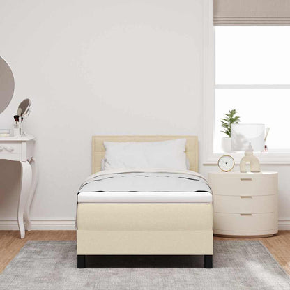 Box Spring Seng Med Madras Med LED Stof - Billede 4