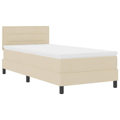 Box Spring Seng Med Madras Med LED Stof - Billede 2