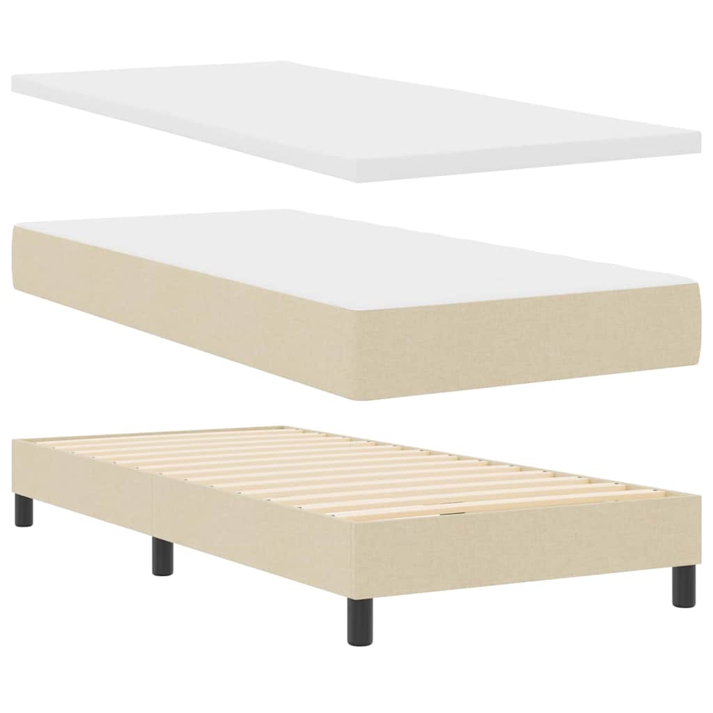Box Spring Seng Med Madras Med LED Stof - Billede 6