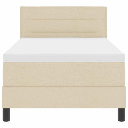Box Spring Seng Med Madras Med LED Stof - Billede 8