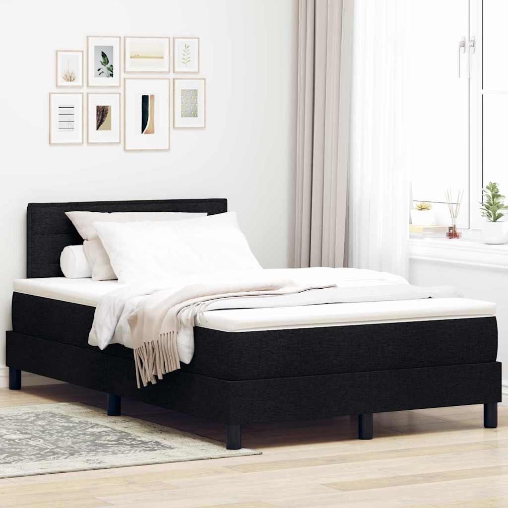 Box Spring Seng Med Madras Med LED Stof - Variant 3342116