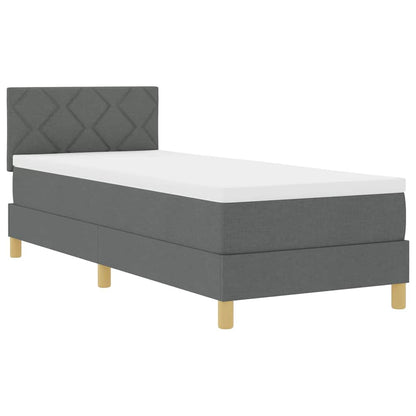 LED Box Spring Bed Med Pude Stof - Billede 2