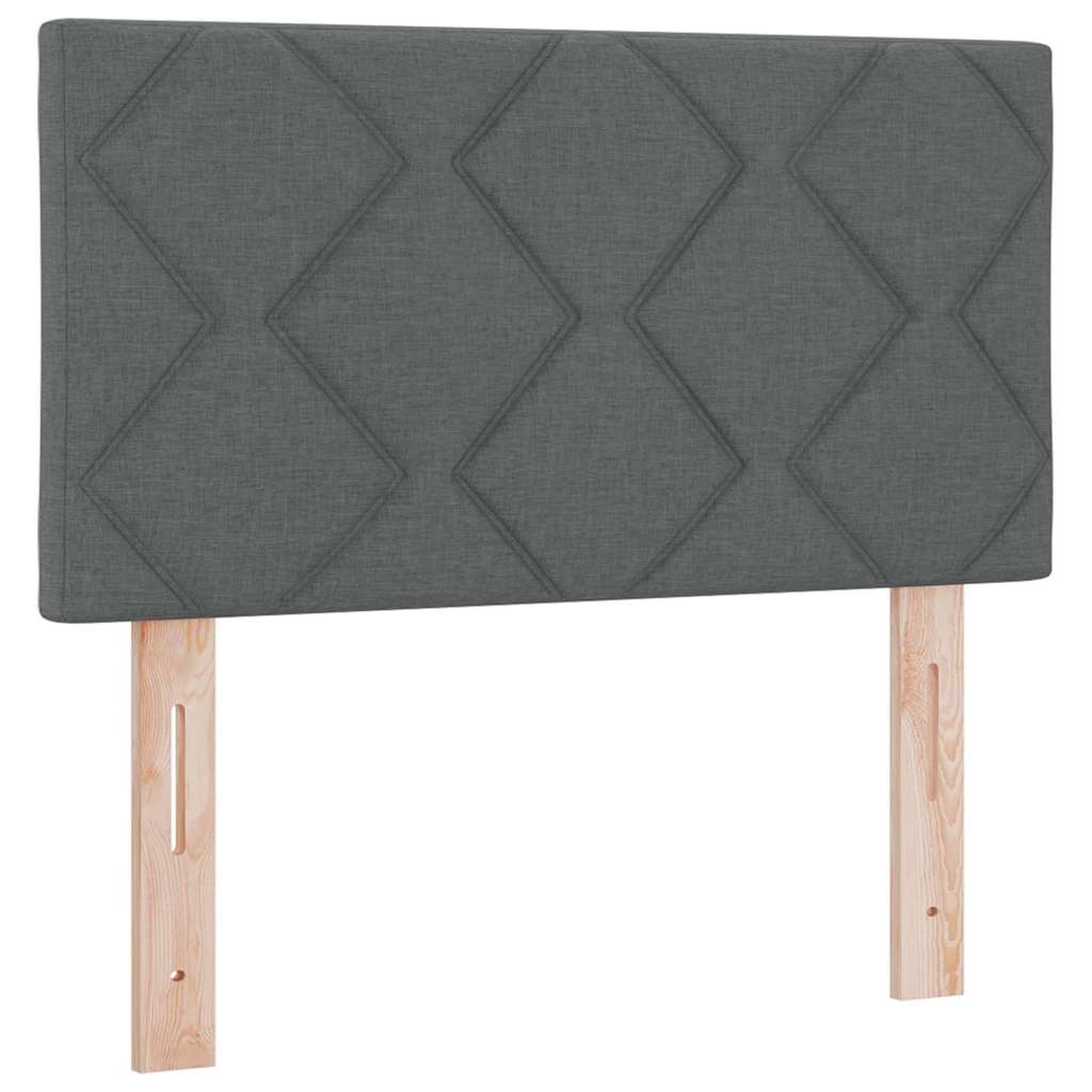 LED Box Spring Bed Med Pude Stof - Billede 7