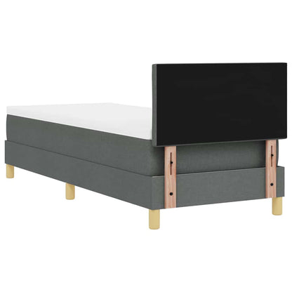 LED Box Spring Bed Med Pude Stof - Billede 10