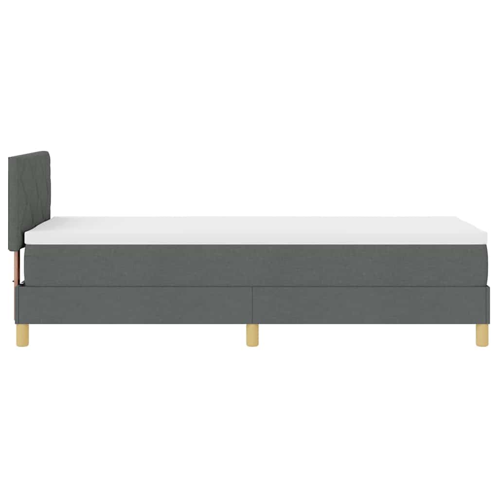 LED Box Spring Bed Med Pude Stof - Billede 9