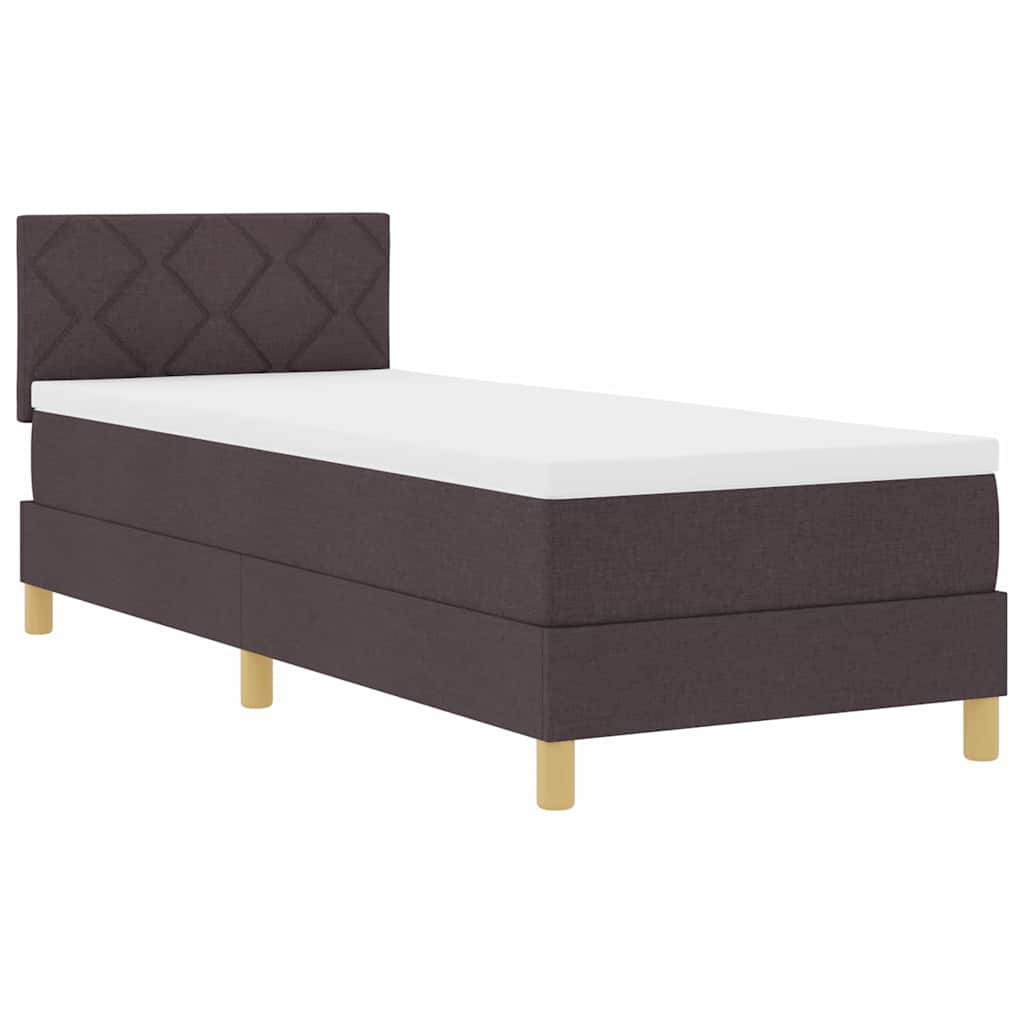 LED Box Spring Bed Med Hovedgærde Stof - Billede 2