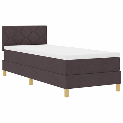 LED Box Spring Bed Med Hovedgærde Stof - Billede 2