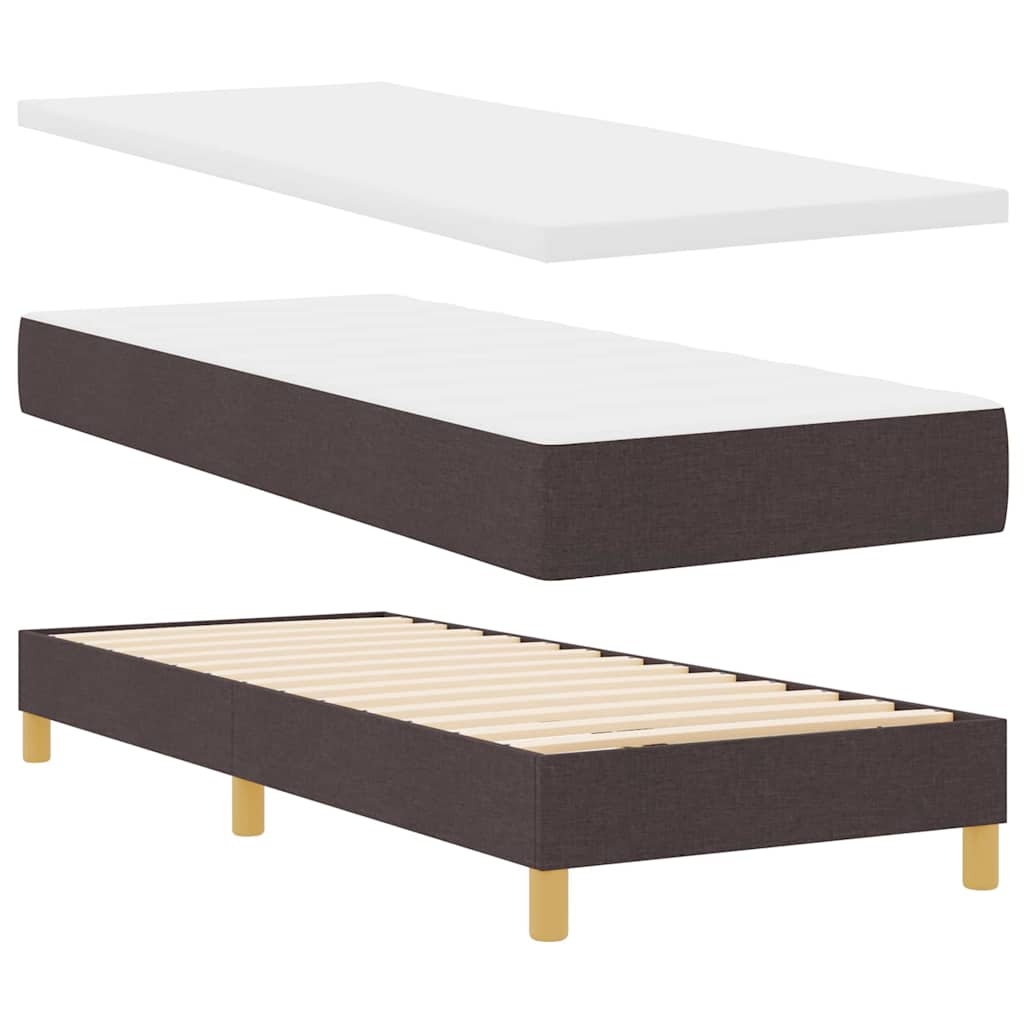 LED Box Spring Bed Med Hovedgærde Stof - Billede 6