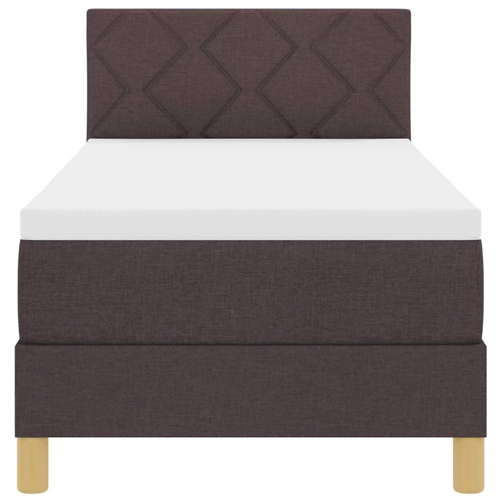 LED Box Spring Bed Med Hovedgærde Stof - Billede 8