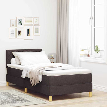 LED Box Spring Bed Med Hovedgærde Stof - Variant 3342488