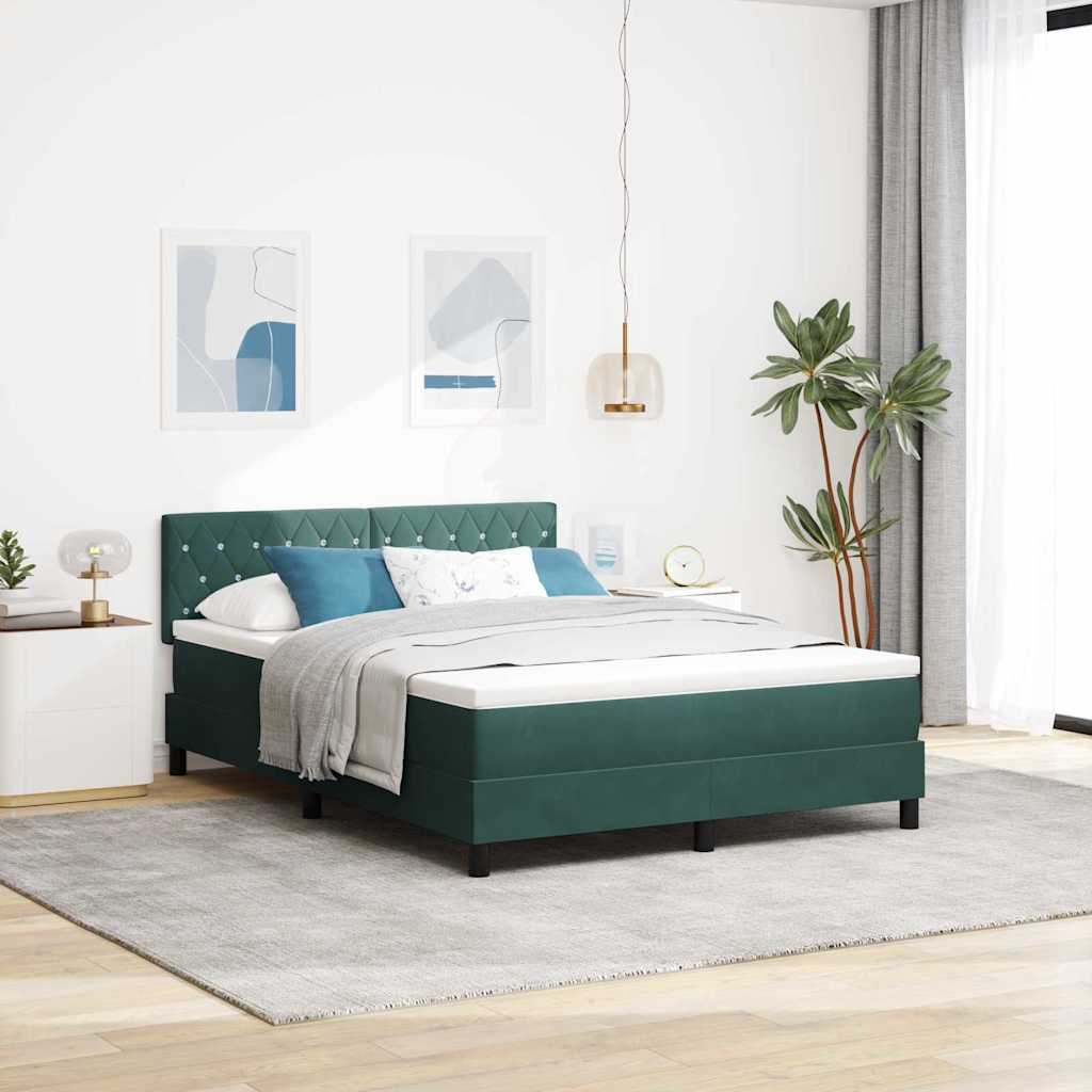 Kontinentalseng Med Led-lys Velour