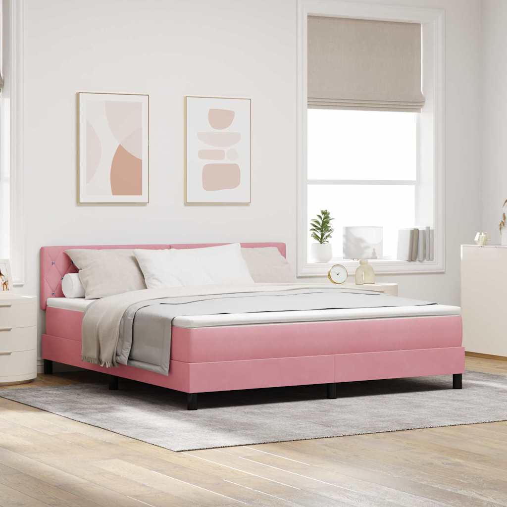 Kontinentalseng Med Led-lys Velour