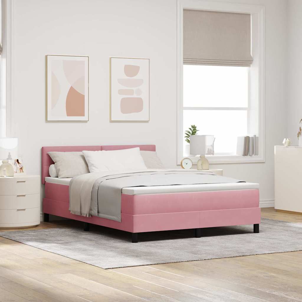 Kontinentalseng Med Led-lys Velour