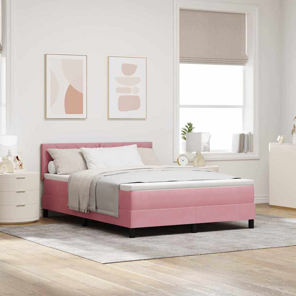 Kontinentalseng Med Led-lys Velour