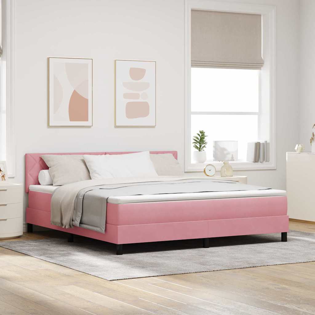 Kontinentalseng Med Led-lys Velour