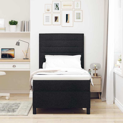 Box Spring Seng Med Madras Med LED Stof - Billede 4
