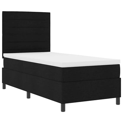 Box Spring Seng Med Madras Med LED Stof - Billede 6