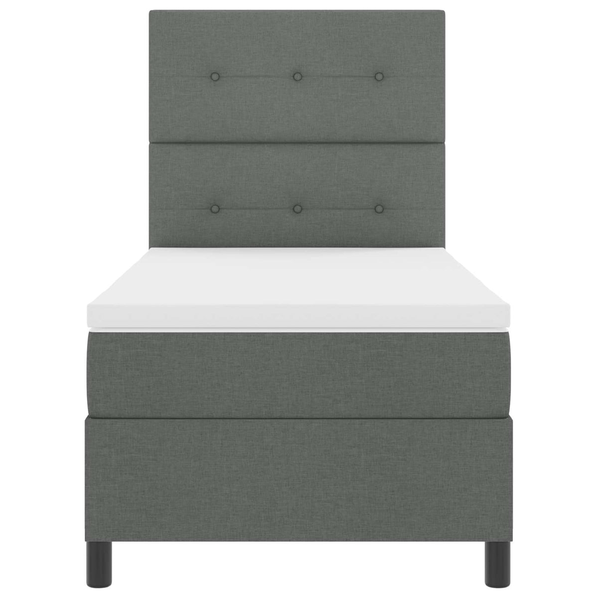 Box Spring Seng Med LED-lysstrimler Stof - Variant 3342824