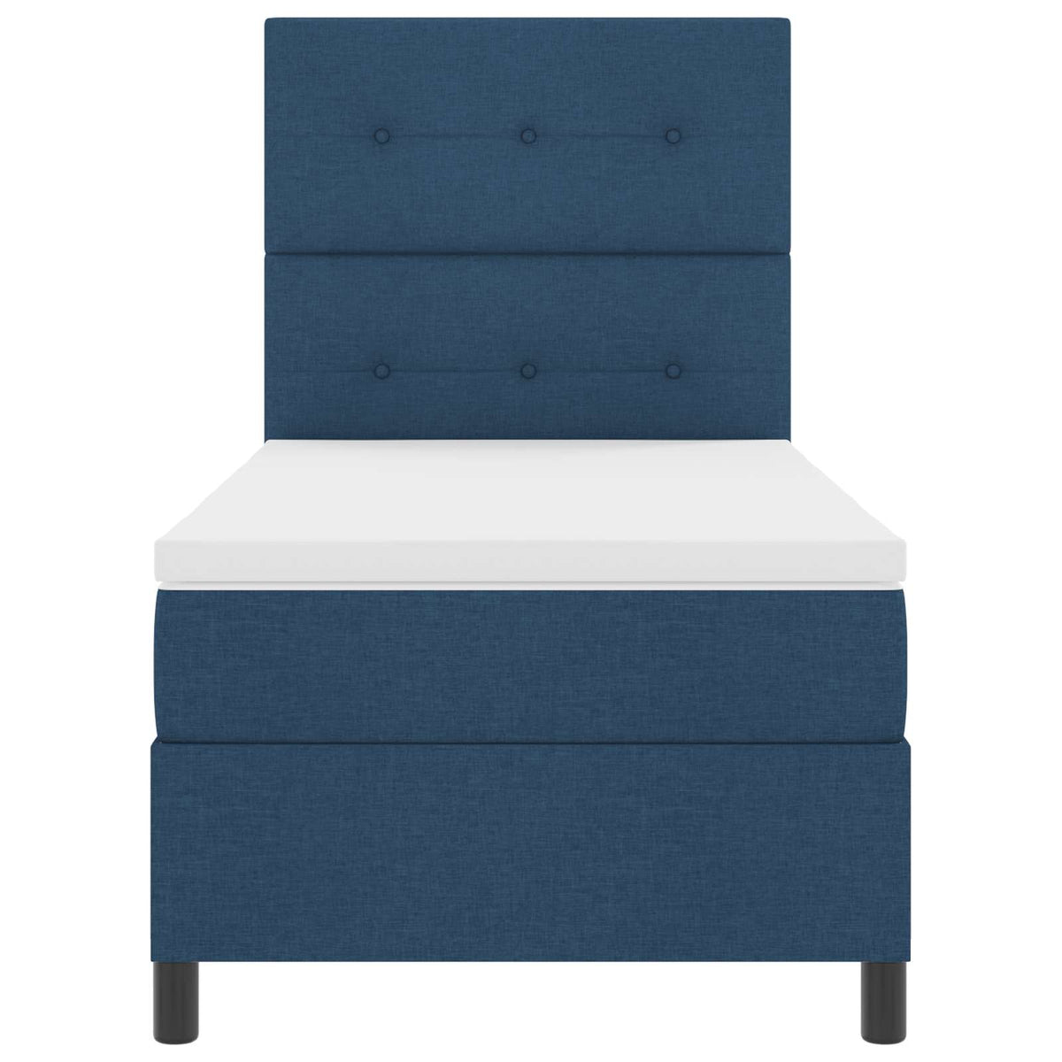 Box Spring Seng Med LED-lysstrimler Stof - Variant 3342829