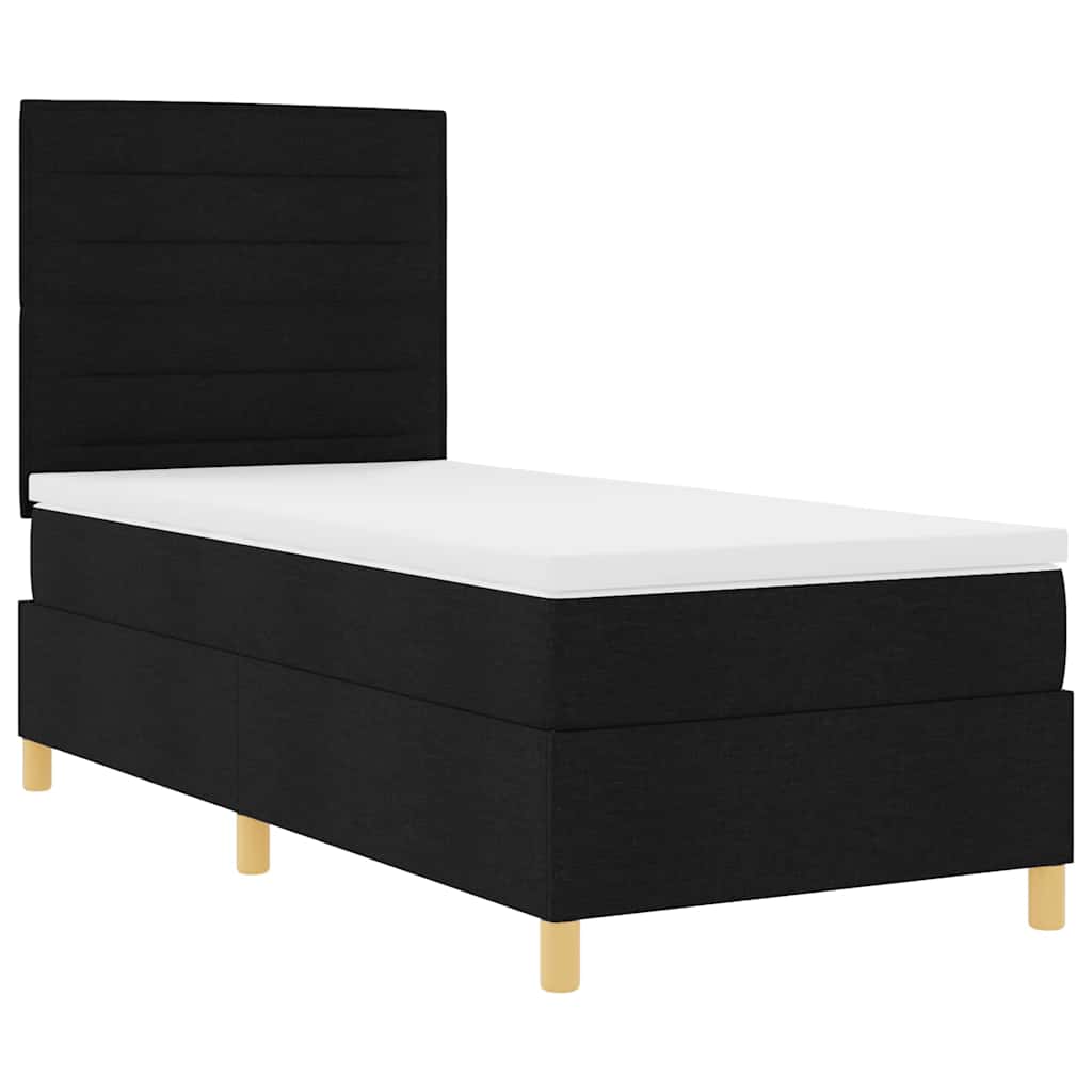 LED Box Spring Bed Med Madras Stof - Billede 6