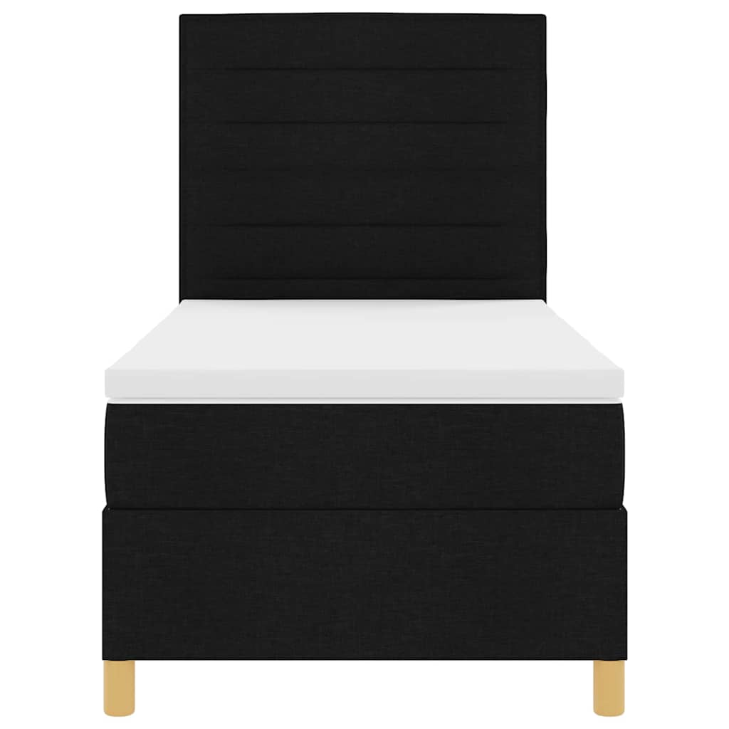 LED Box Spring Bed Med Madras Stof - Billede 8