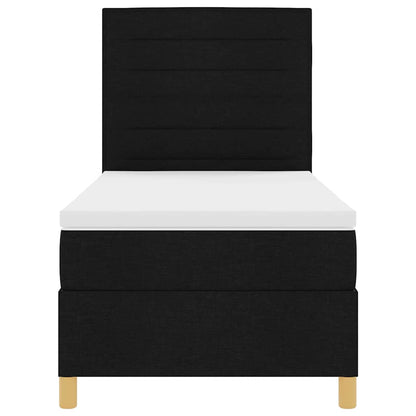 LED Box Spring Bed Med Madras Stof - Billede 8