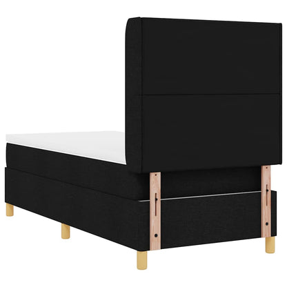 Box Spring Seng Med Madras Sort 100 X 200 Cm Stof - Billede 11