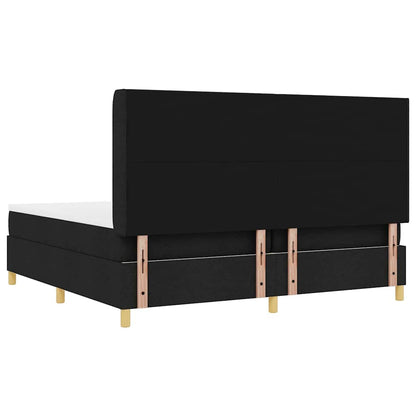 Box Spring Seng Med Madras Sort 200 X 200 Cm Stof - Billede 11