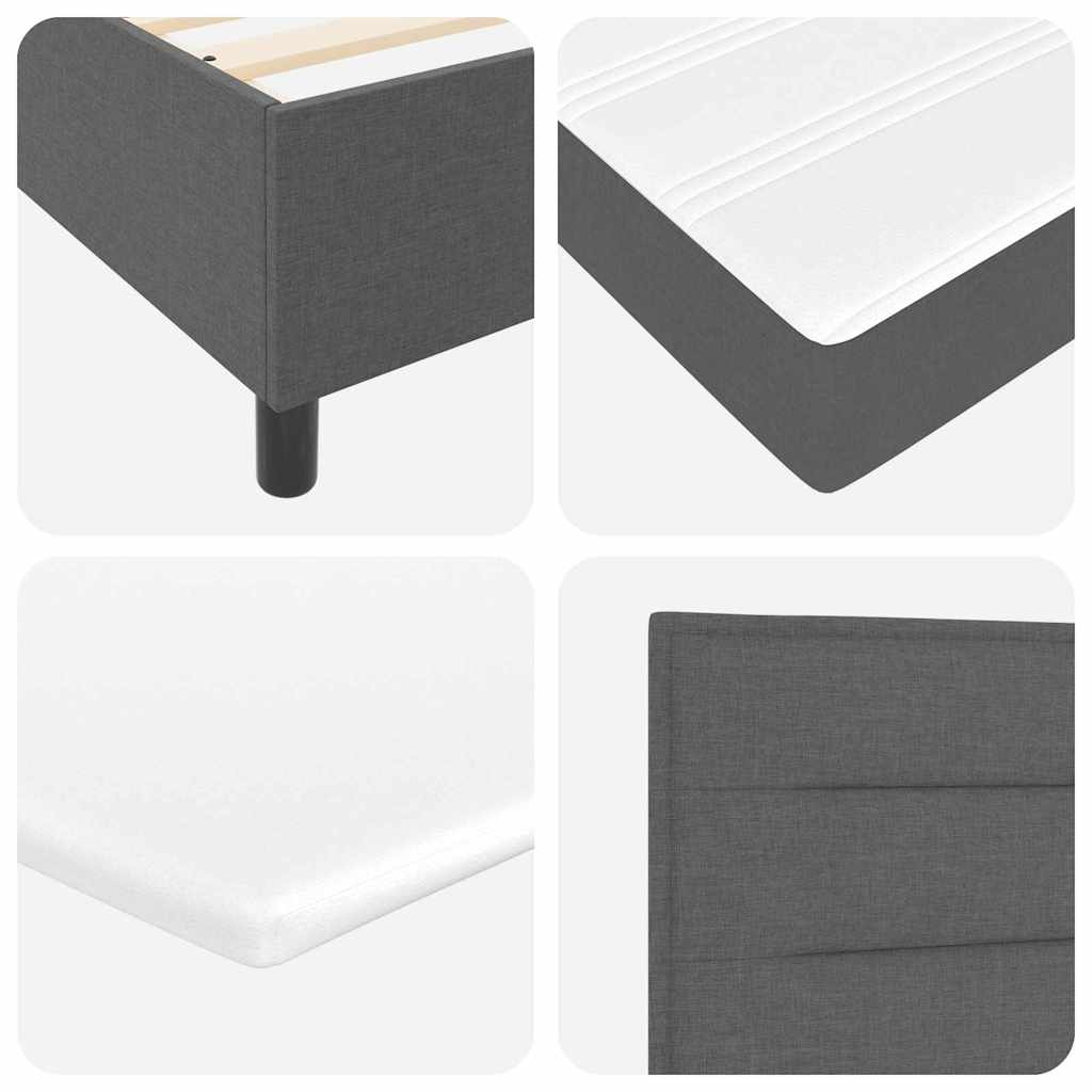 Box Spring Seng Med Pude Stof - Billede 11