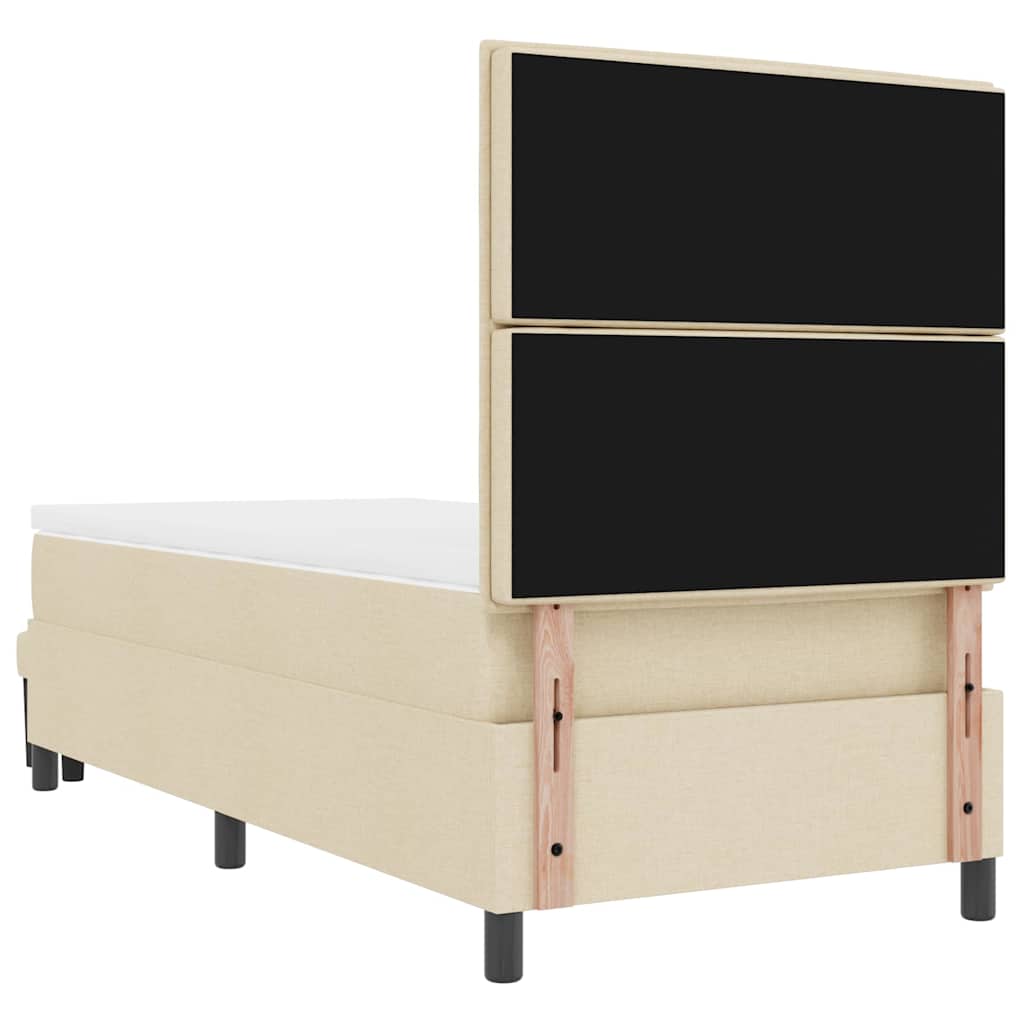 Box Spring Seng Med Pude Med Hovedgærde Stof - Billede 10