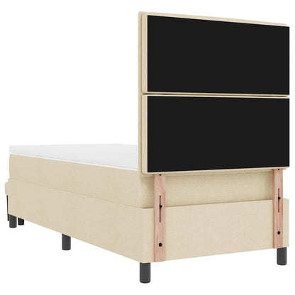Box Spring Seng Med Pude Med Hovedgærde Stof - Billede 10