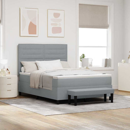 Box Spring Seng Med Hovedgærde Stof - Variant 3344002