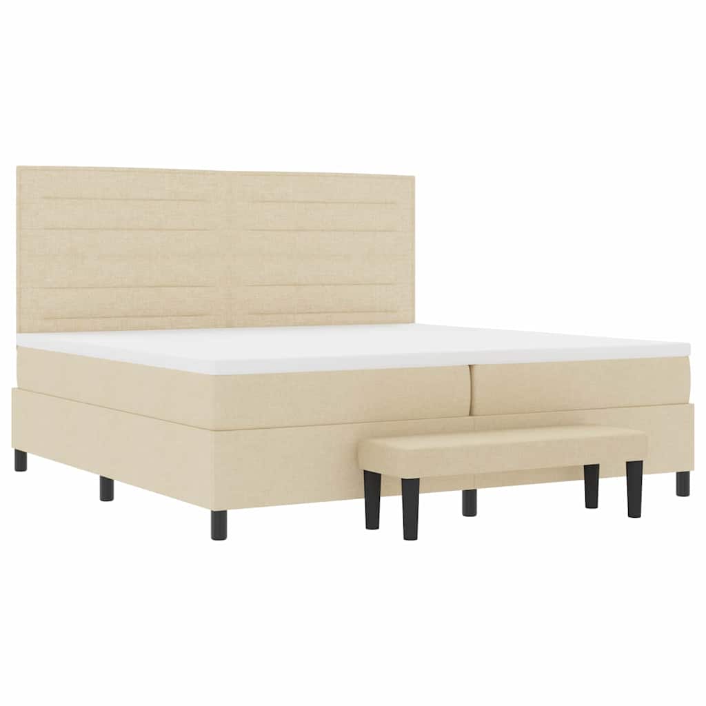 Box Spring Seng Med Madras Stof - Billede 6