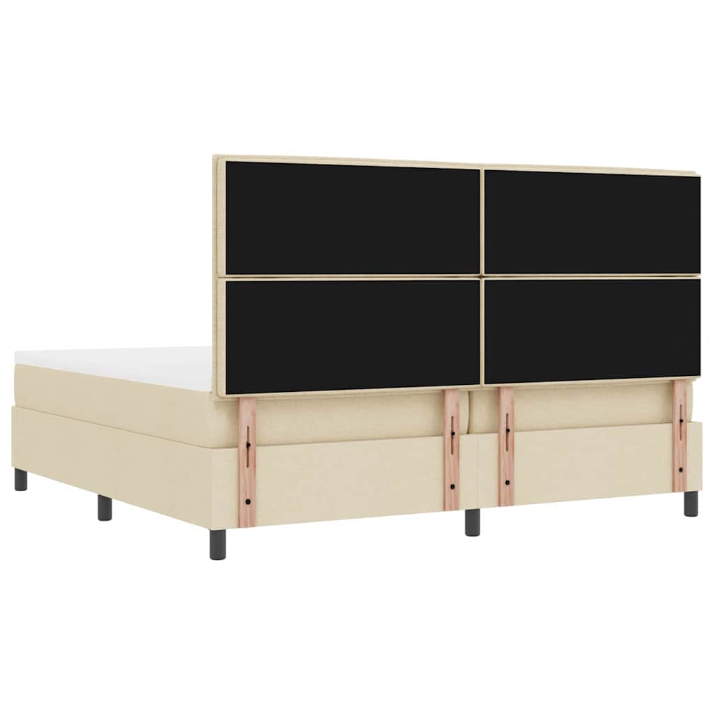 Box Spring Seng Med Madras Stof - Billede 9