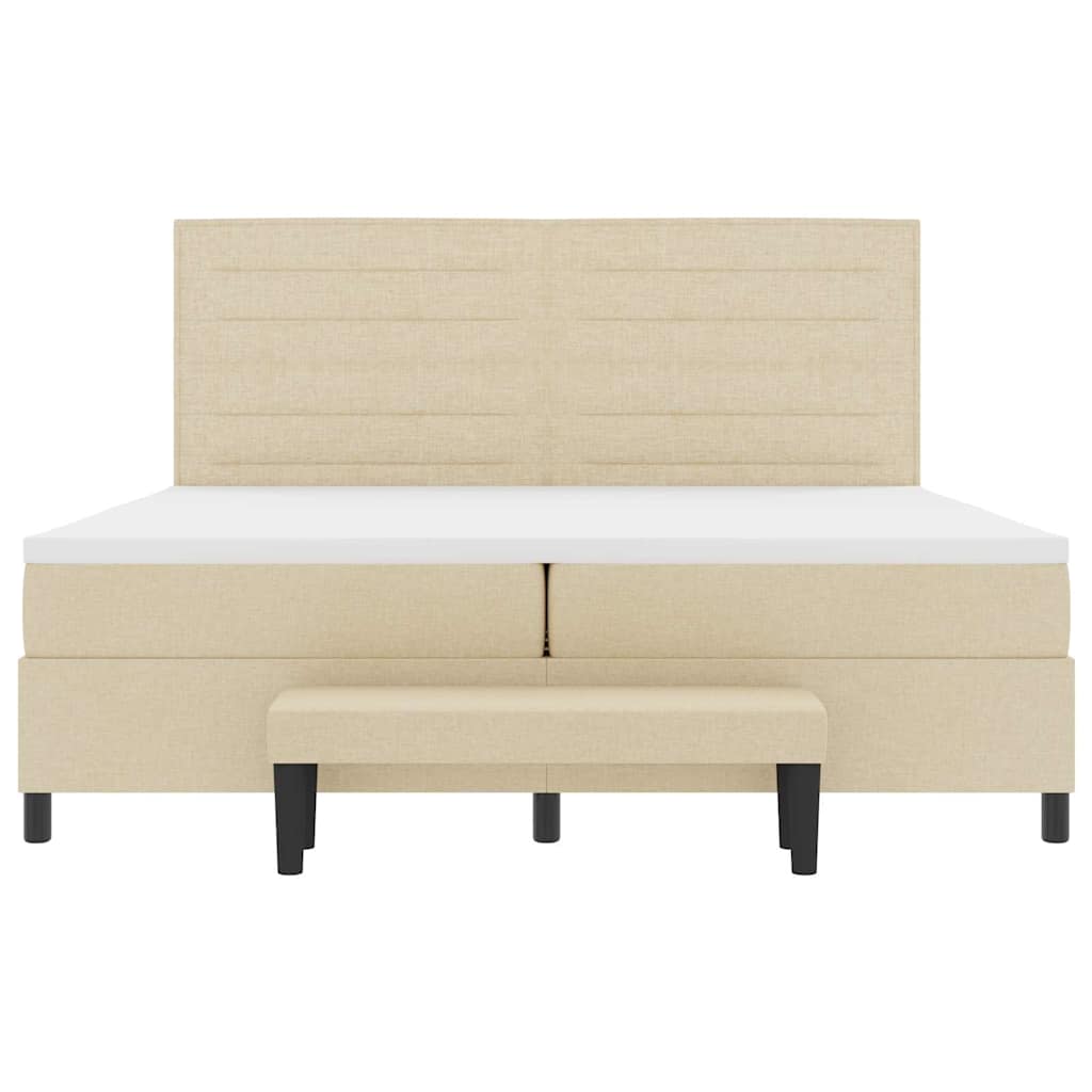 Box Spring Seng Med Madras Stof - Billede 7